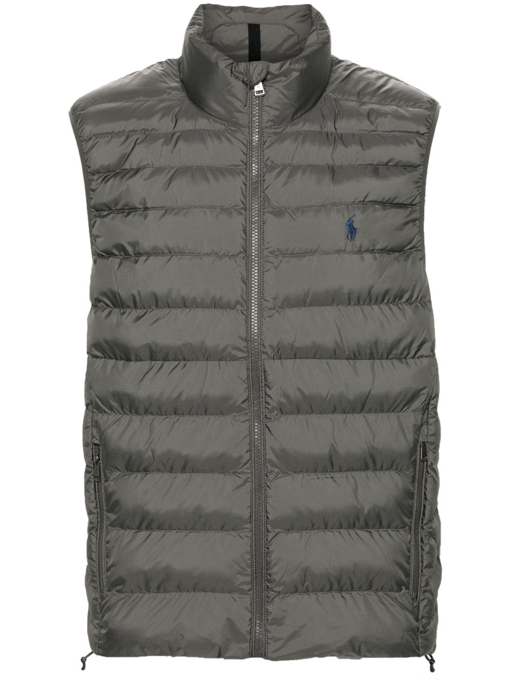 Polo Ralph Lauren 高领绗缝马甲 - 灰色