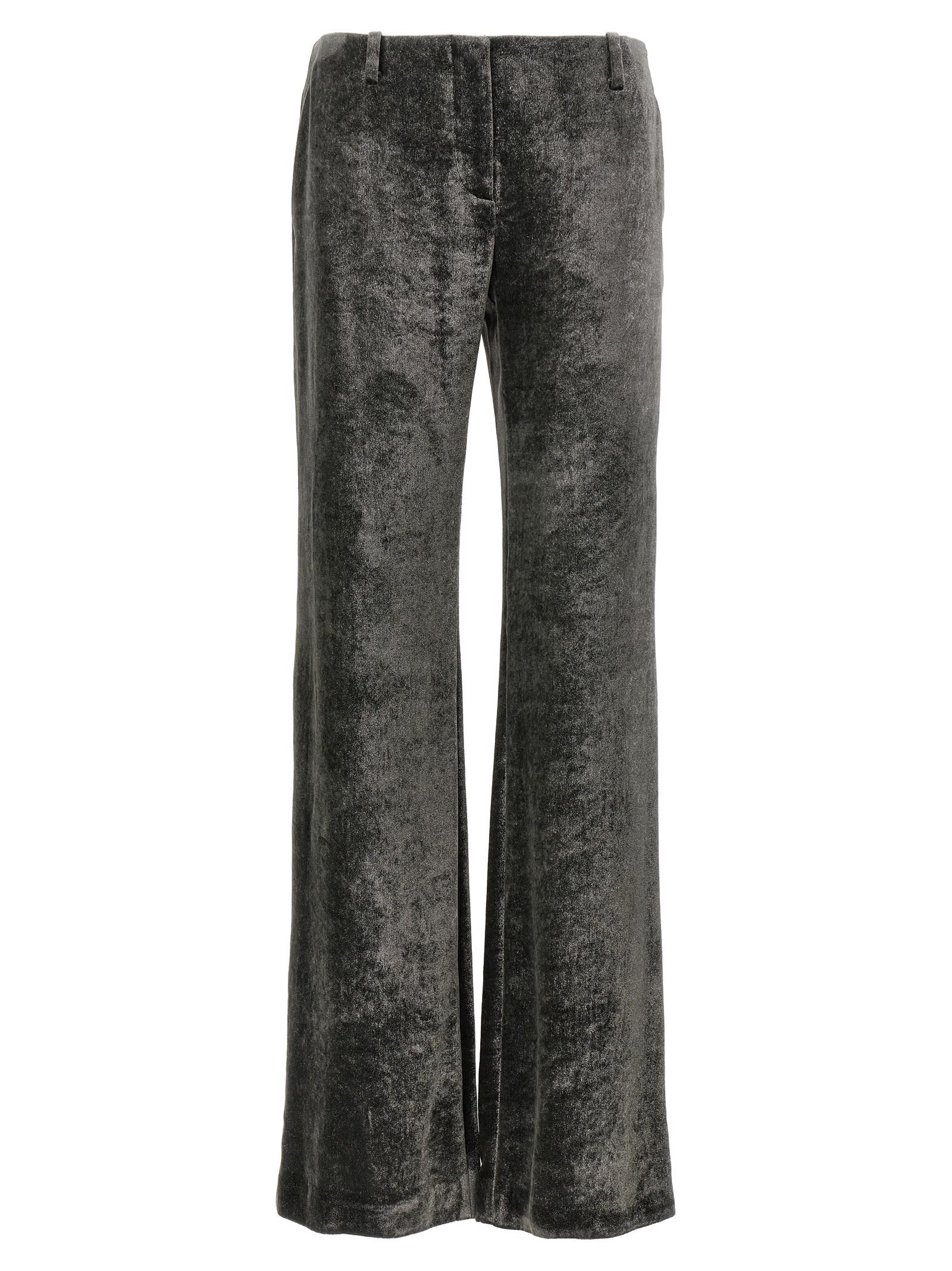 Alberta Ferretti 天鹅绒长裤