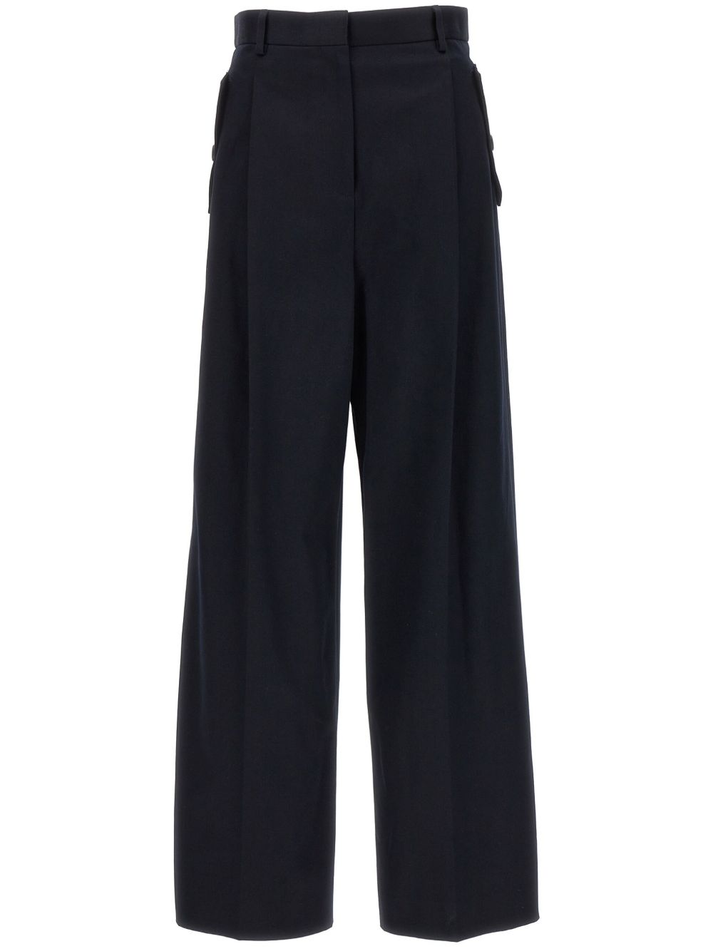 Lanvin 经典阔腿裤 - 蓝色
