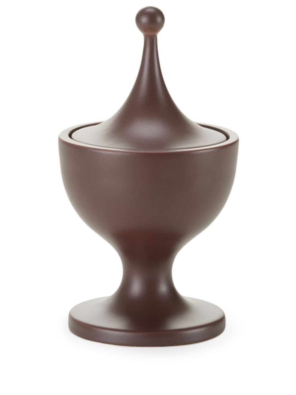 Vitra 尖头陶瓷容器 - 褐色