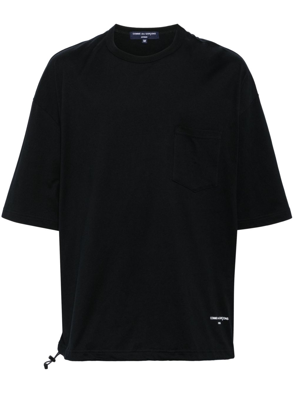 Comme des Garçons Homme logo T恤 - 黑色