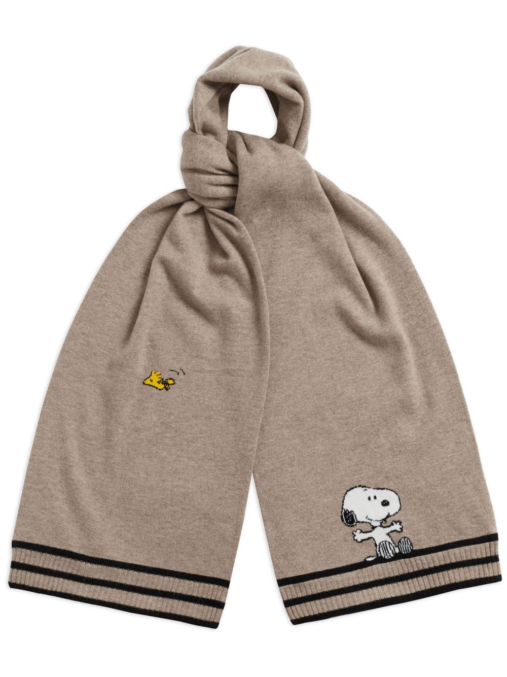 Chinti & Parker Snoopy & Woodstock 围巾 - 中性色