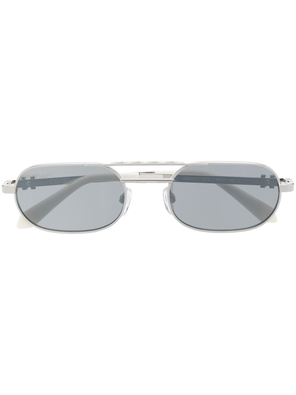 Off-White Eyewear Baltimore 有色镜片太阳眼镜 - 银色
