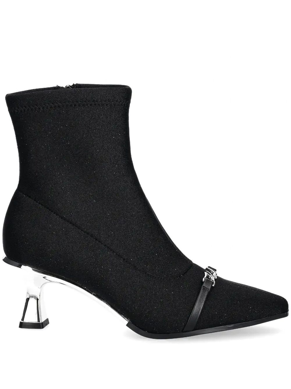 Karl Lagerfeld Panache 及踝靴 - 黑色
