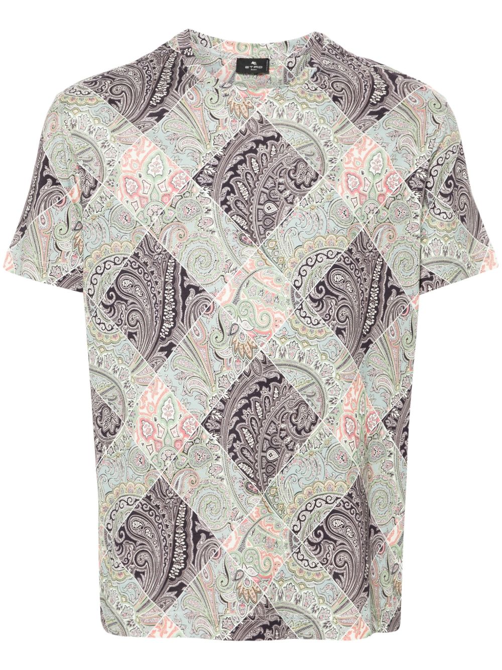 ETRO Pegaso 刺绣T恤 - 绿色