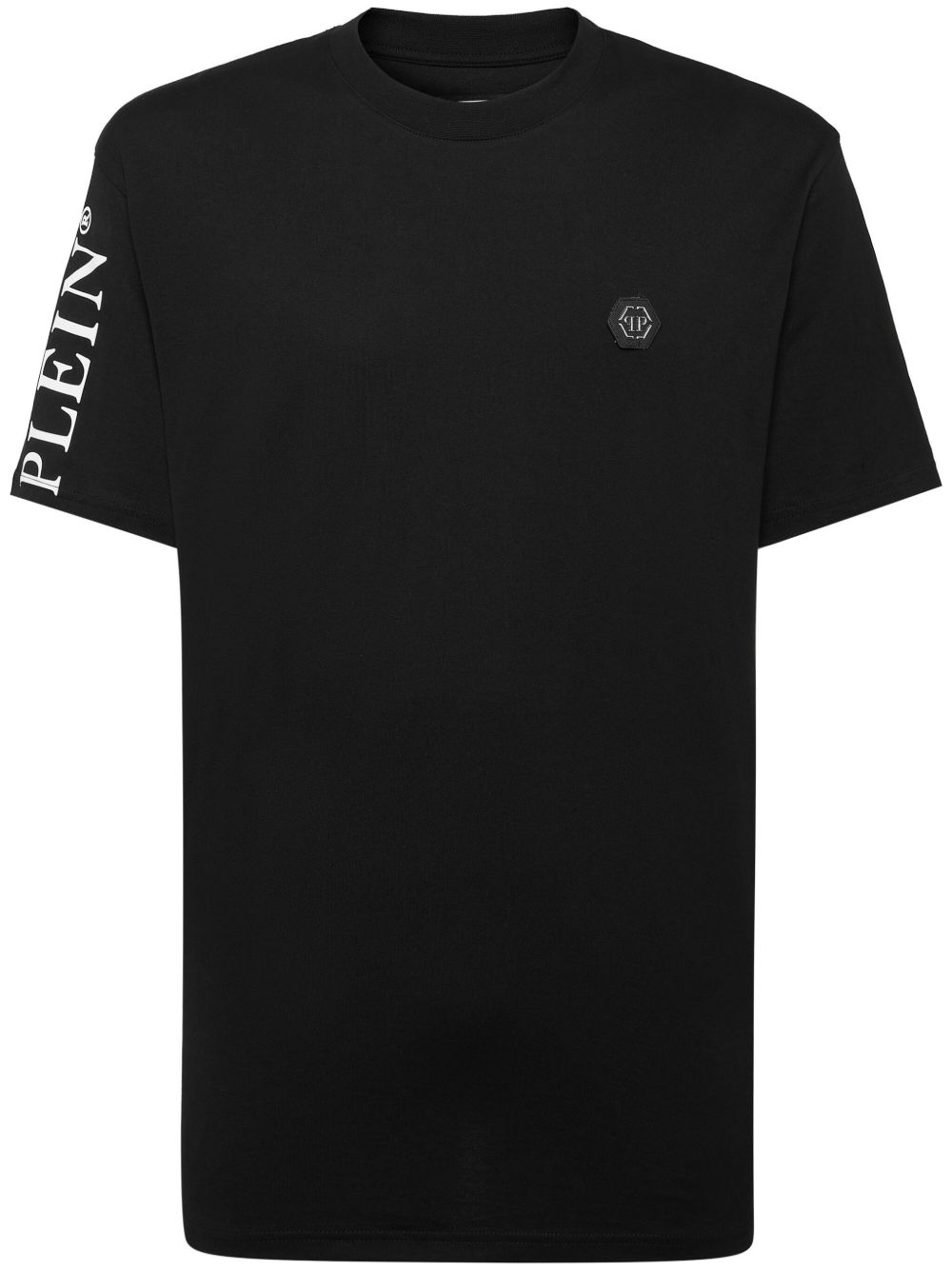 Philipp Plein 标贴棉T恤 - 黑色