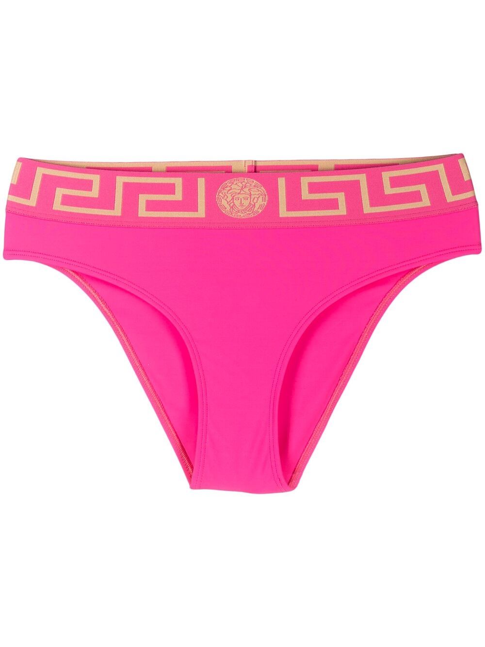 Versace Greca Border 比基尼三角裤 - 粉色