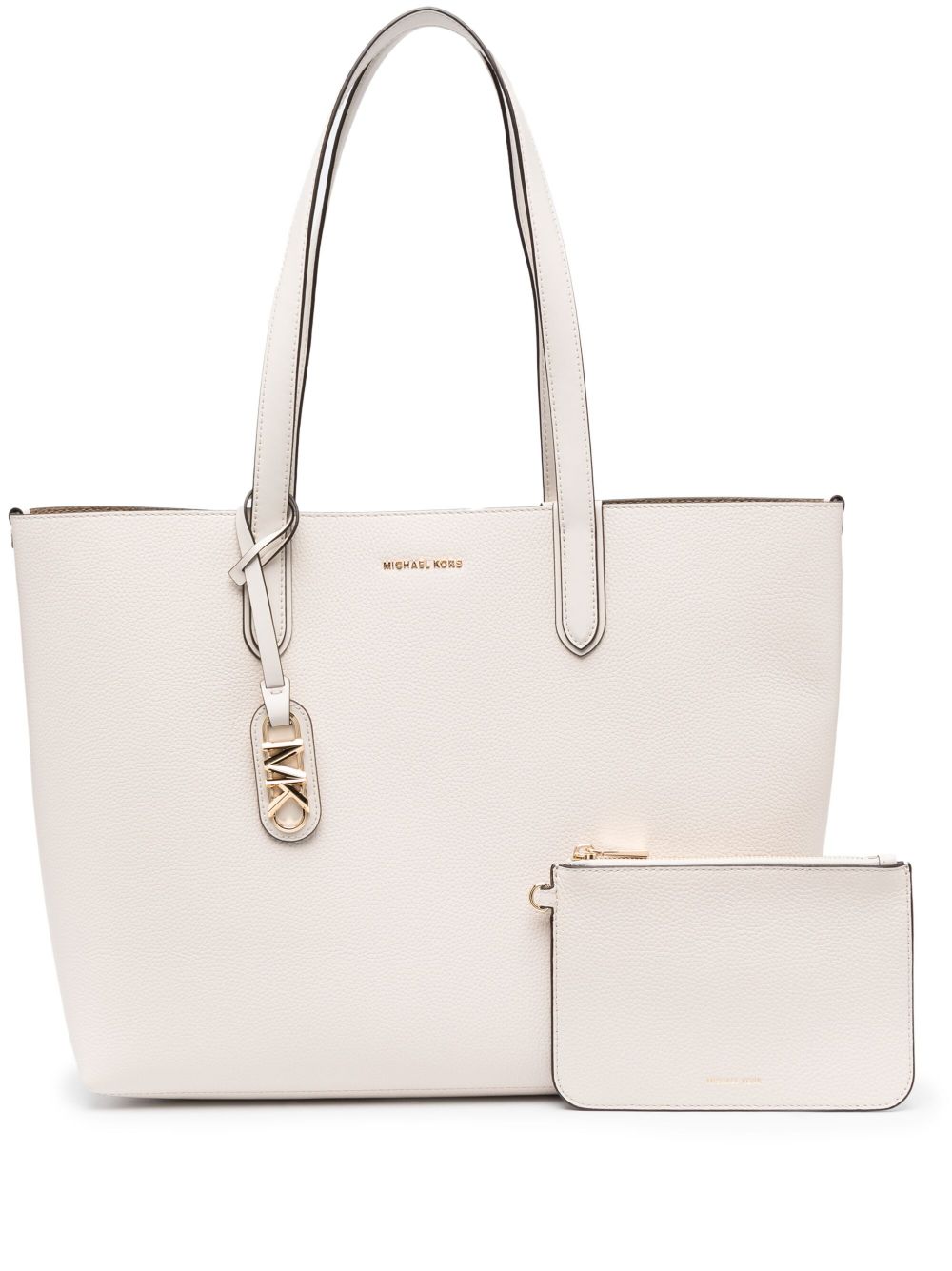 Michael Michael Kors Eliza 大号双面皮质手提包 - 中性色