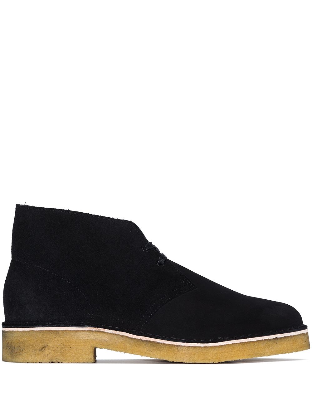 Clarks Originals 及踝绒面沙漠靴 - 黑色