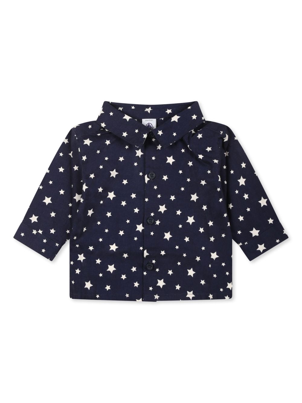 Petit Bateau 星星印花衬衫 - 蓝色
