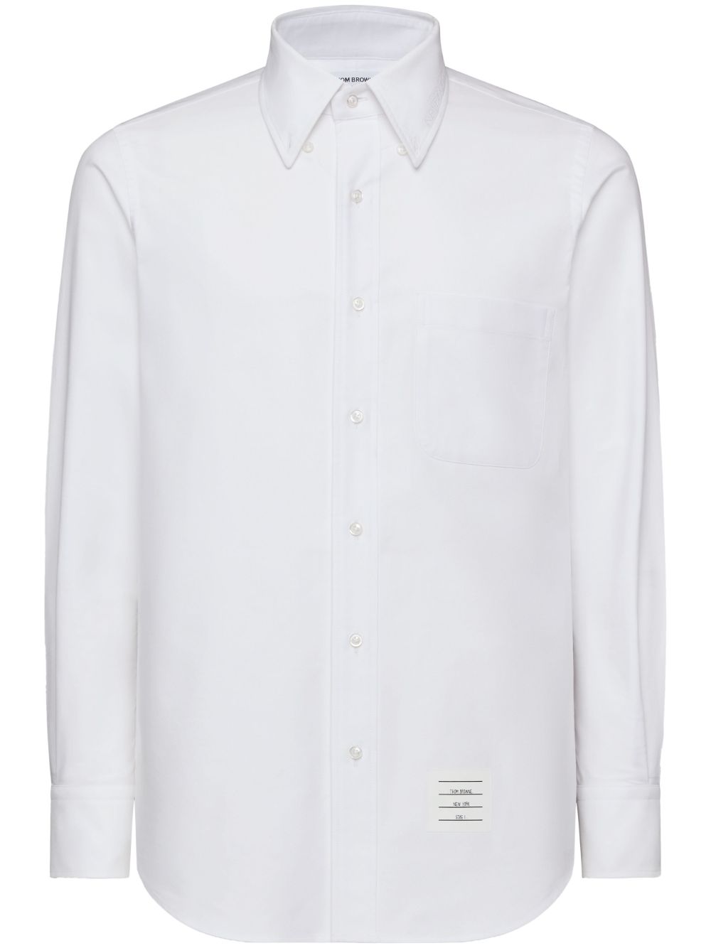 Thom Browne logo贴花T恤 - 白色