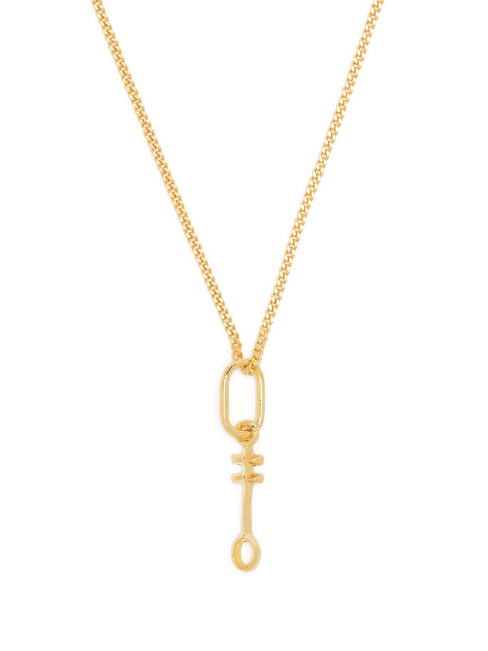 Capsule Eleven Nefer 吊饰细节项链 - 金色