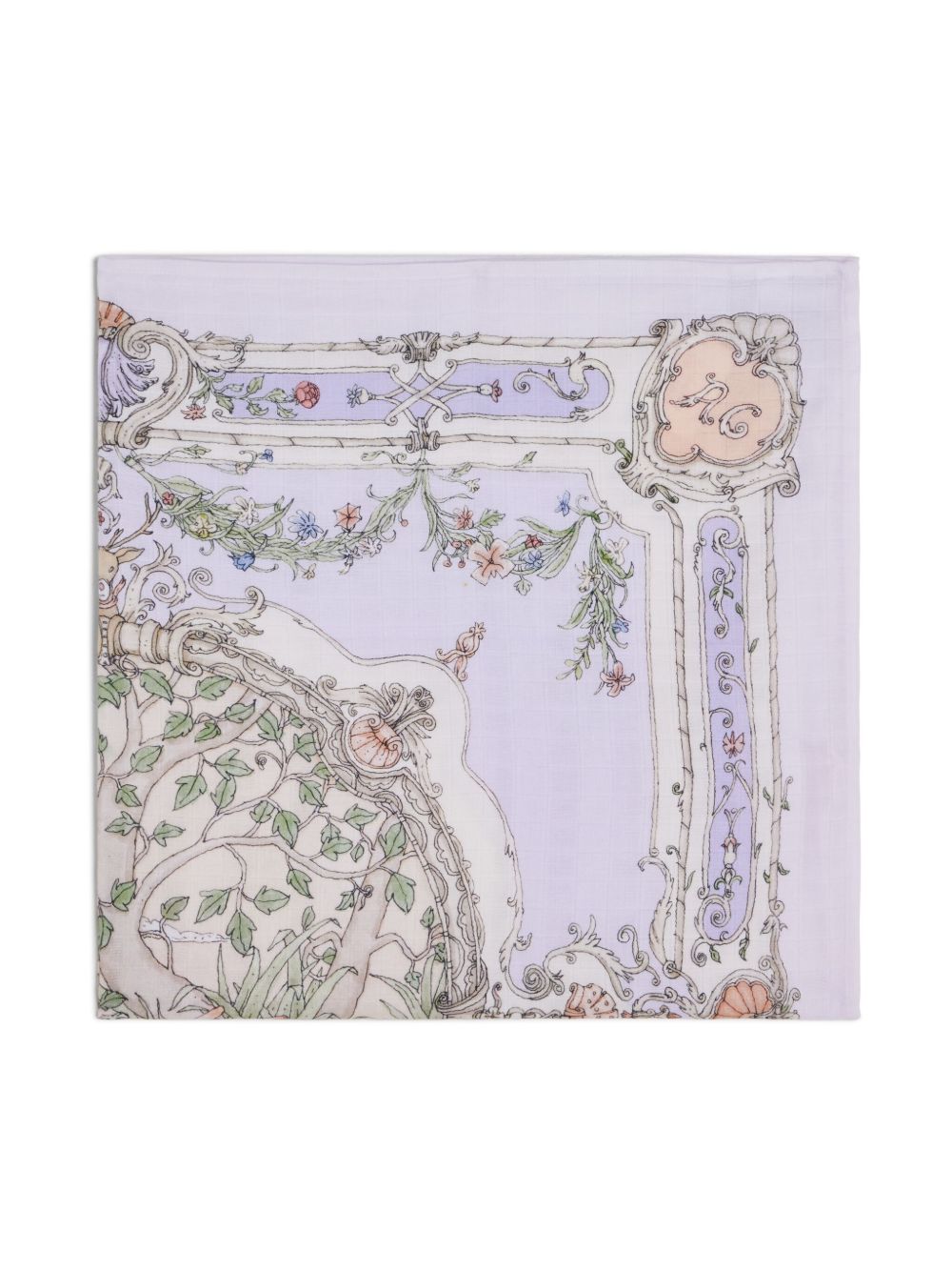 Atelier Choux Tapestry 印花棉毯子 - 紫色