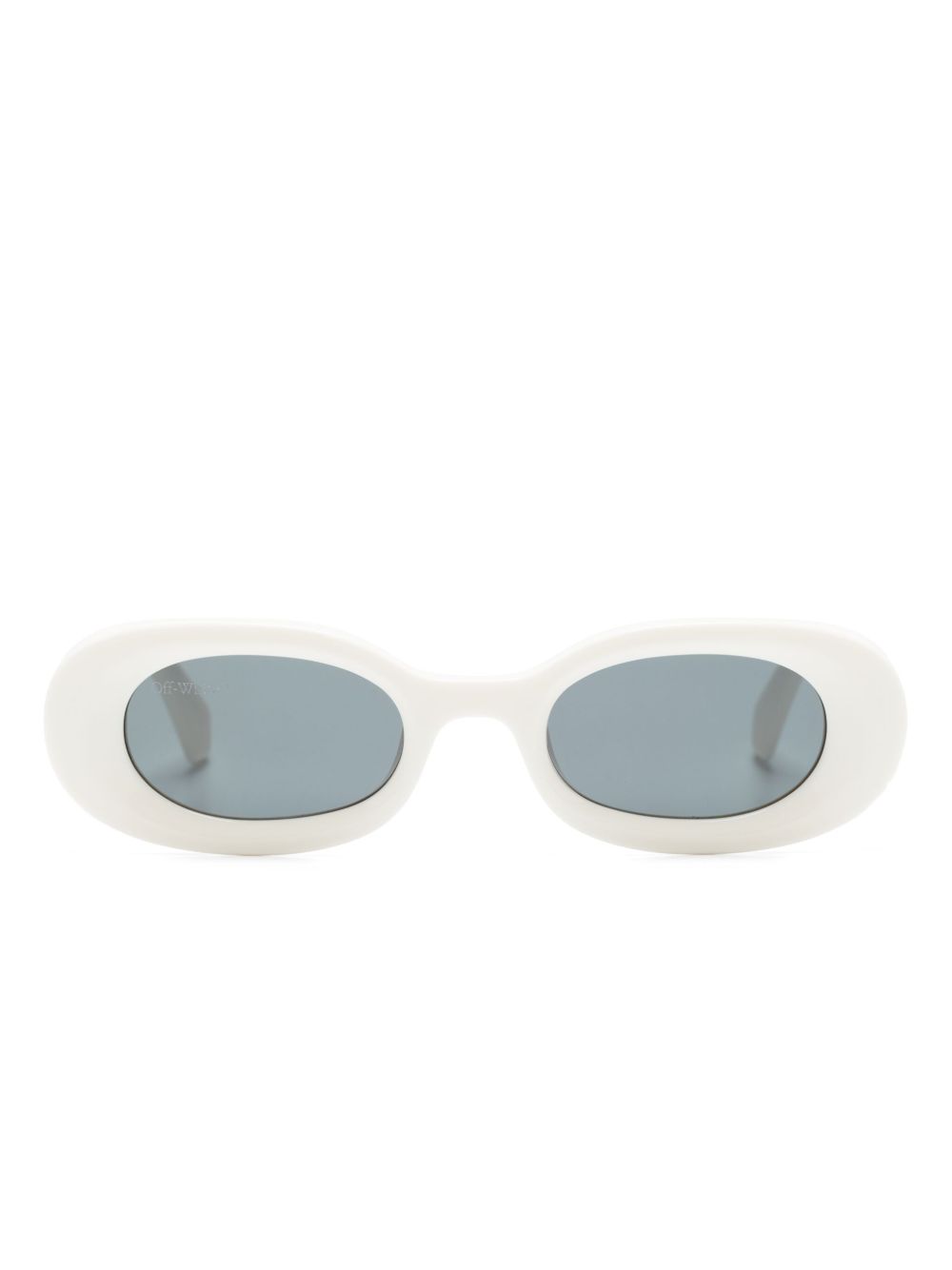 Off-White Eyewear Amalfi 椭圆形镜框太阳眼镜 - 白色