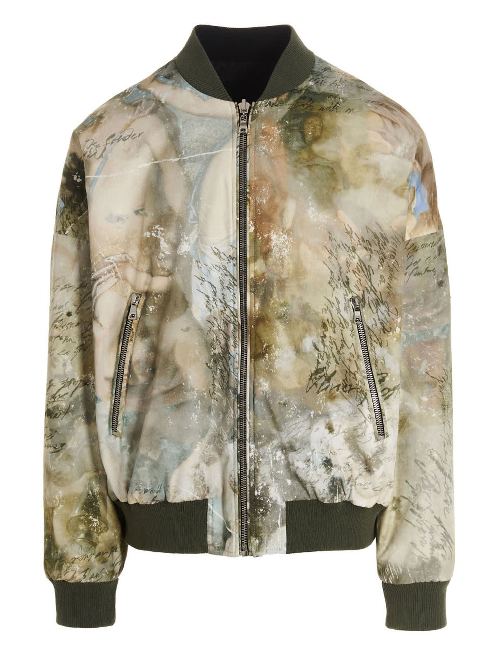 Balmain Multicolor Cotton Bomber Jacket