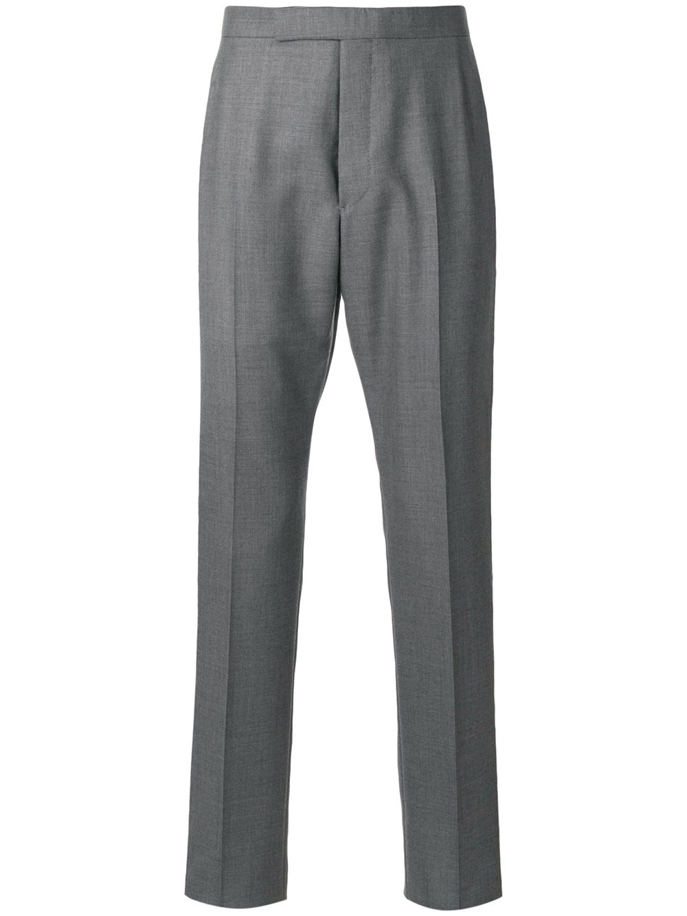 Thom Browne 背带九分羊毛西裤 - 灰色