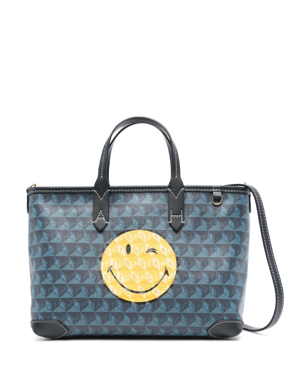 Anya Hindmarch XS I Am A Plastic 托特包 - 蓝色