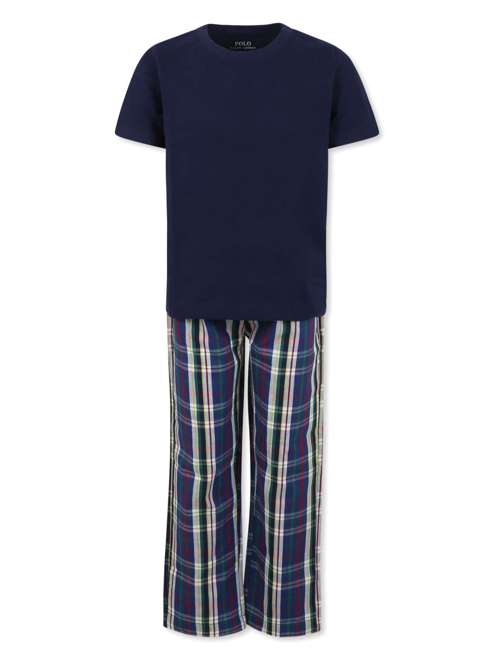 POLO RALPH LAUREN KIDS 棉连体睡衣 - 蓝色