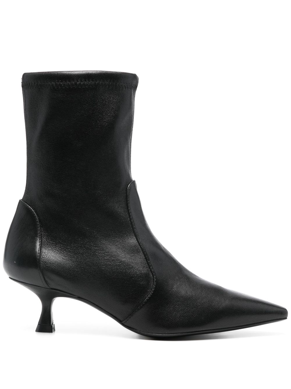 Stuart Weitzman Naomi 低跟靴（5厘米） - 黑色