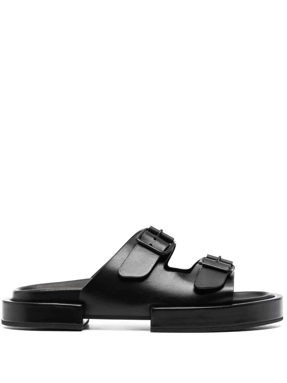 Ann Demeulemeester Henri Block 平底凉鞋 - 黑色
