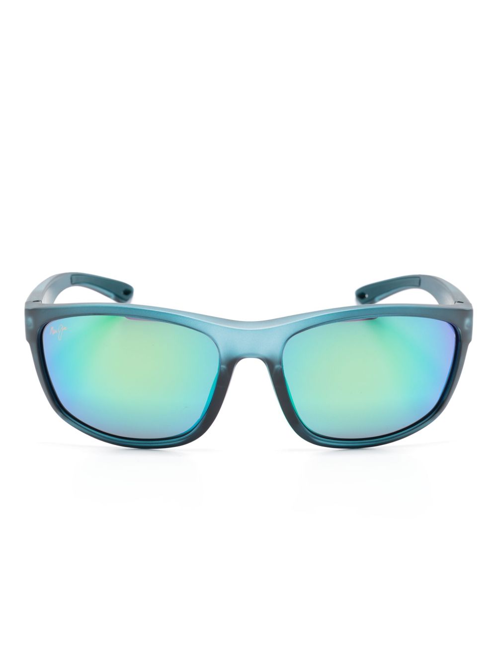 Maui Jim Predator 03 logo标牌太阳眼镜 - 蓝色