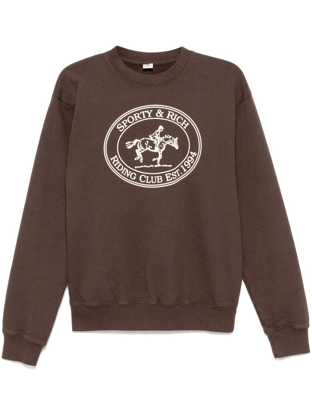 Sporty & Rich Riding Club sweatshirt - 褐色