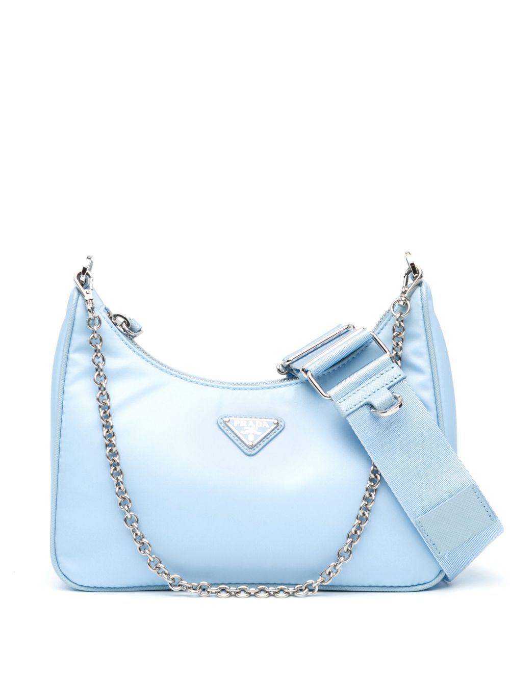 Prada Pre-Owned Tessuto Re-Edition 2005 斜挎包（2013-2023年典藏款） - 蓝色