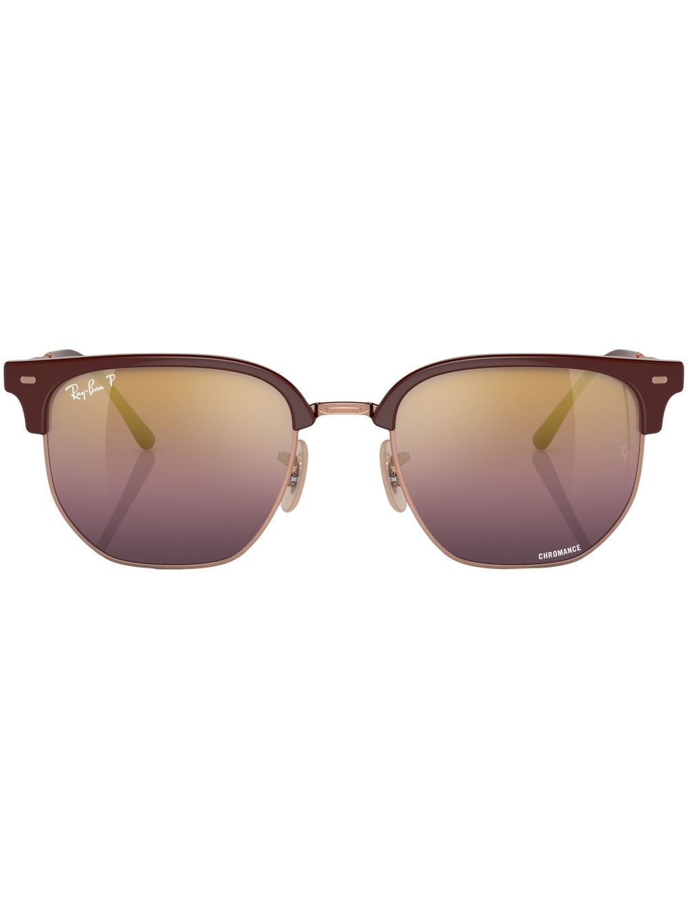 Ray-Ban New Clubmaster 渐色镜片太阳眼镜 - 红色
