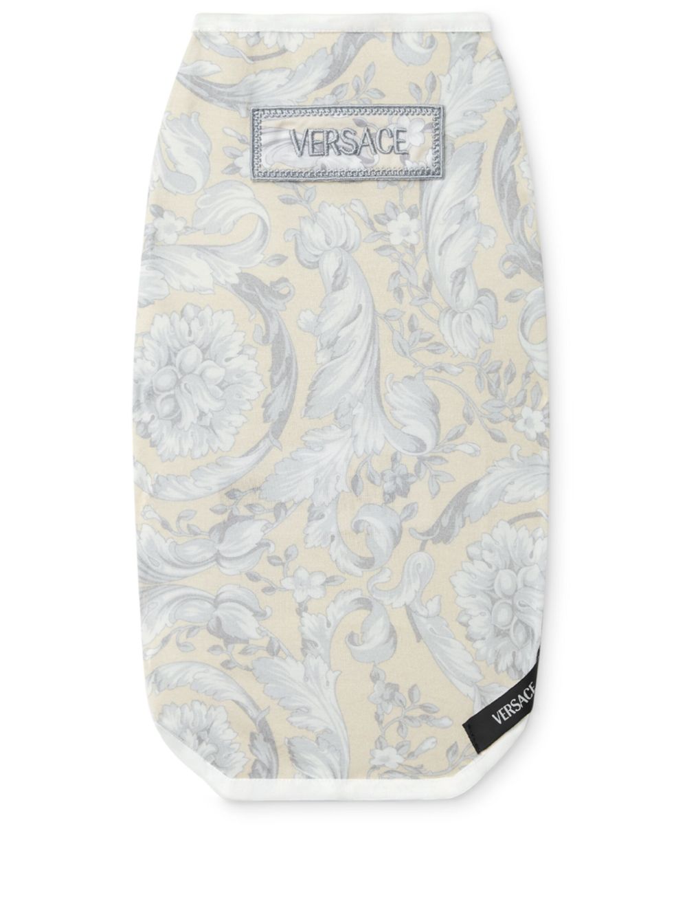 Versace Barocco 印花宠物T恤 - 中性色