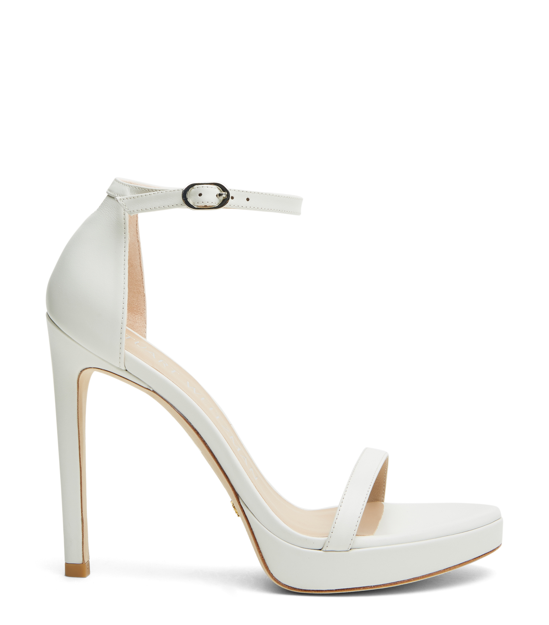 Stuart Weitzman Nudist Disco - Woman Sandals White 39.5
