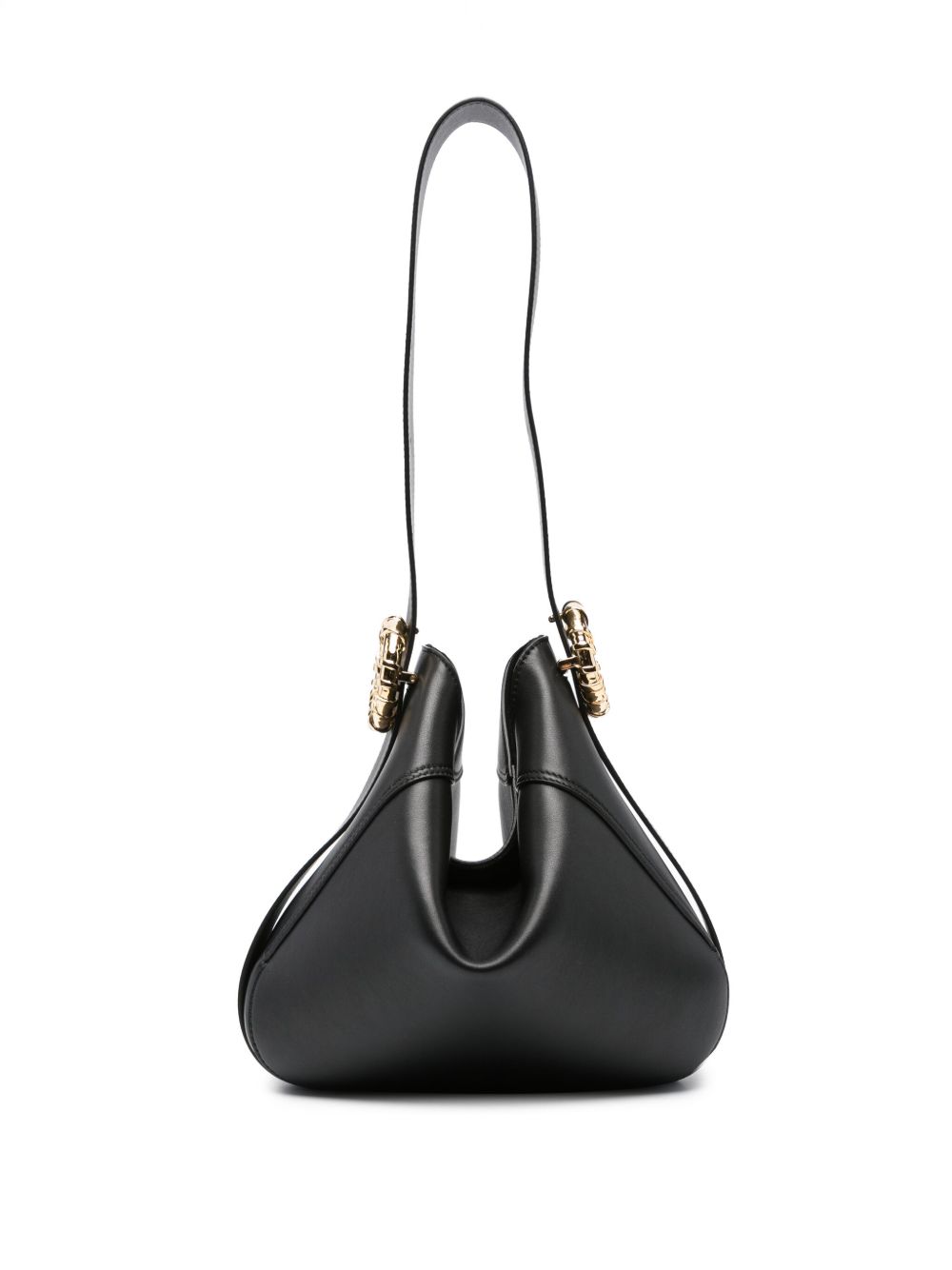 Lanvin Melodie 皮质单肩包 - 黑色