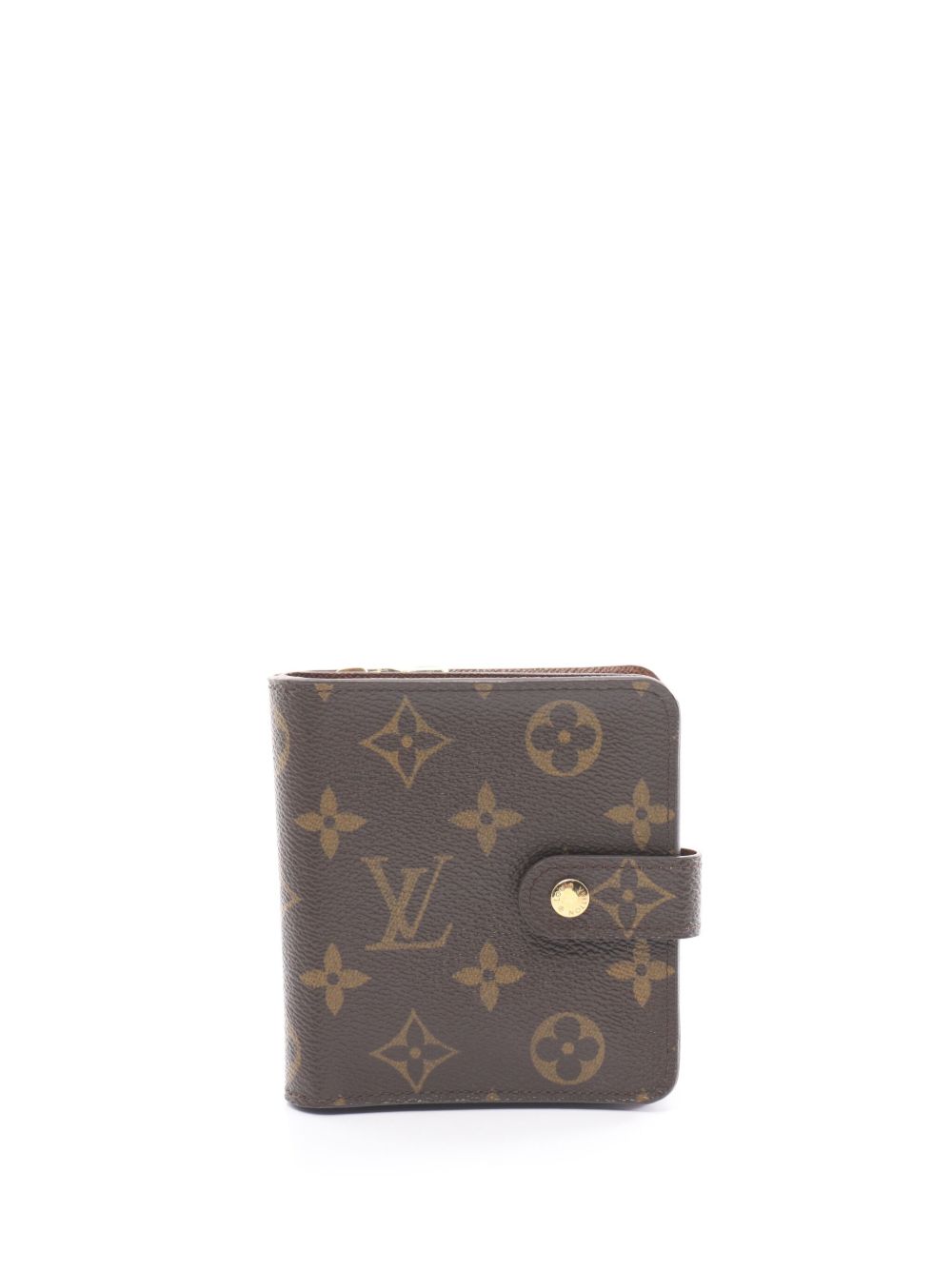 Louis Vuitton Pre-Owned Compact 钱包（2001年典藏款） - 褐色