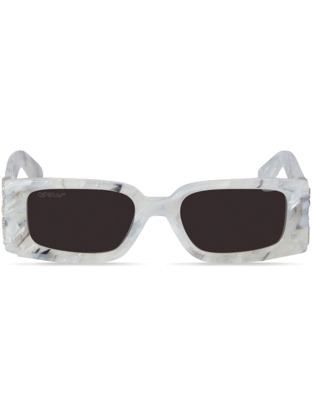 Off-White Eyewear Roma 长方形框太阳眼镜 - 灰色