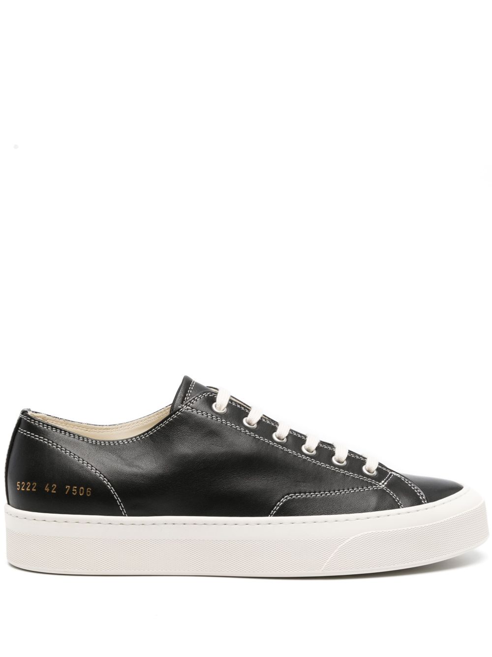 Common Projects Tournament 皮质板鞋 - 黑色