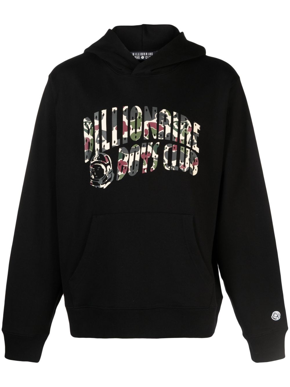 Billionaire Boys Club Duck Camo Arch logo印花连帽衫 - 黑色