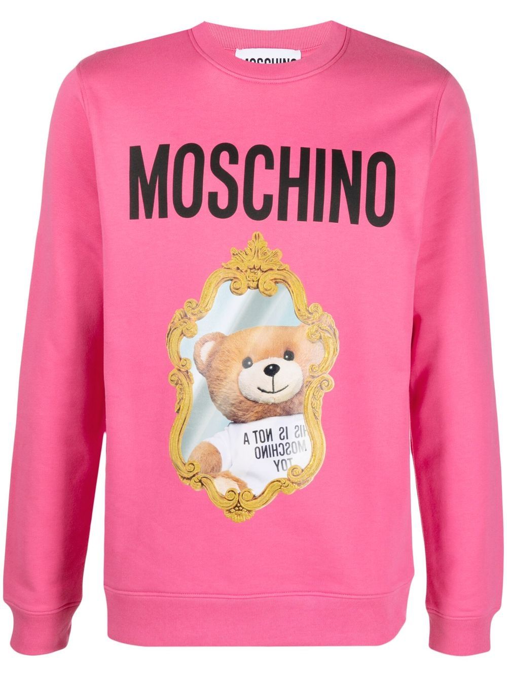 Moschino 莫斯奇诺 Teddy Bear 印花卫衣 - 粉色
