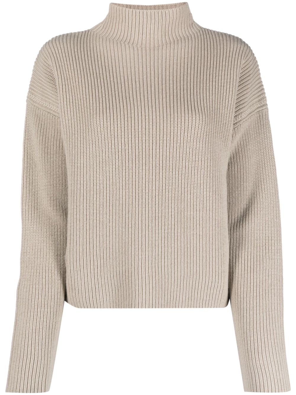 Filippa K 双反面针织企领毛衣 - 中性色