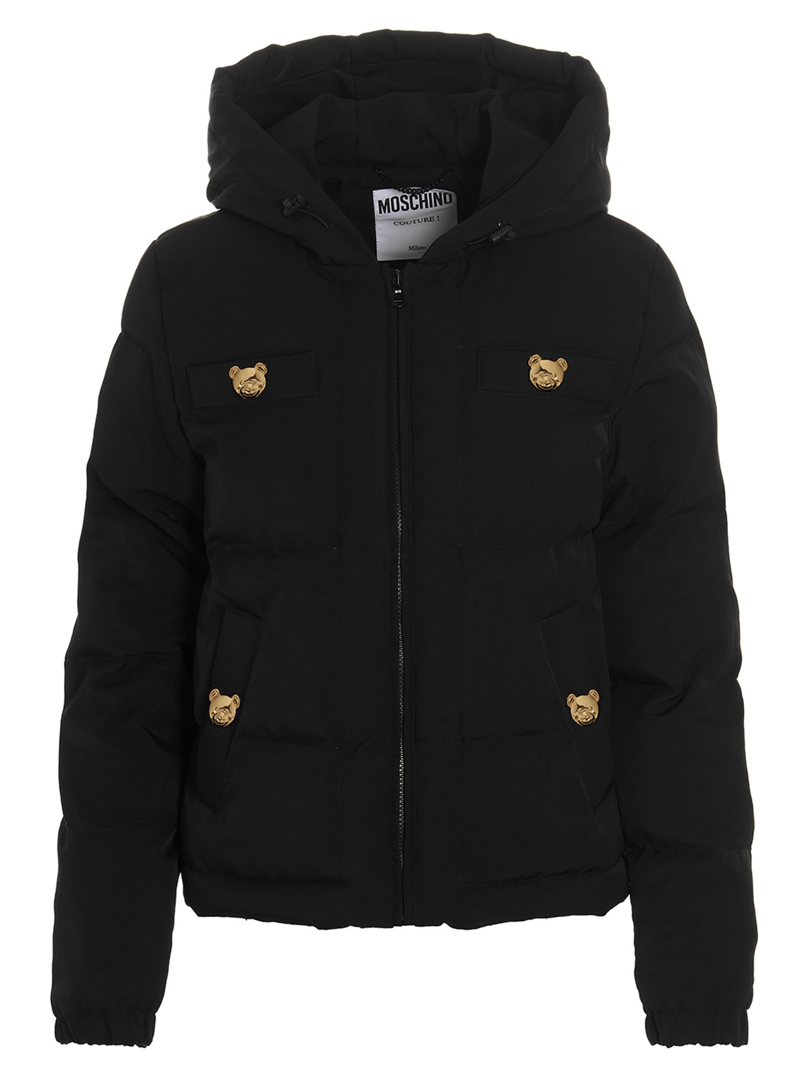 Moschino Logo Button Down Jacket