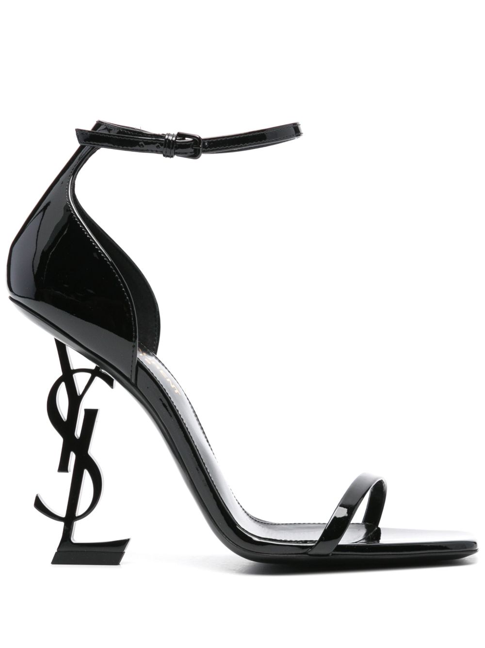 Saint Laurent Pre-Owned Opyum 高跟凉鞋（典藏款，11厘米） - 黑色