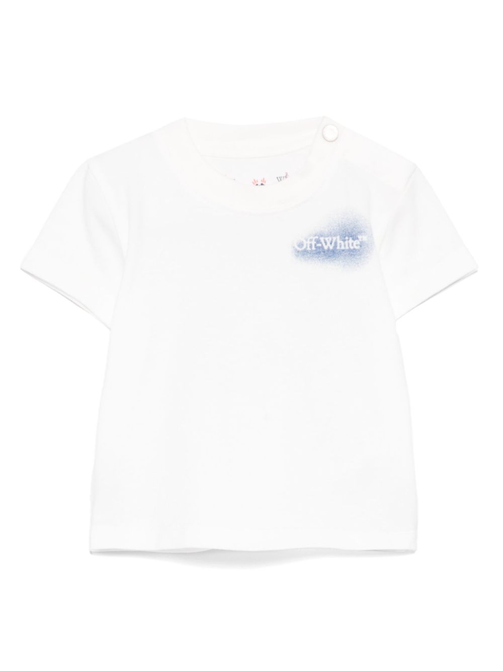 Off-White Kids Spray Arrow T恤 - 白色