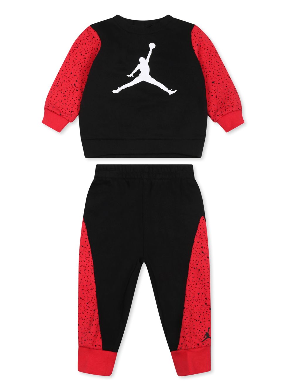 Jordan Kids Air Speckle tracksuit set - 黑色
