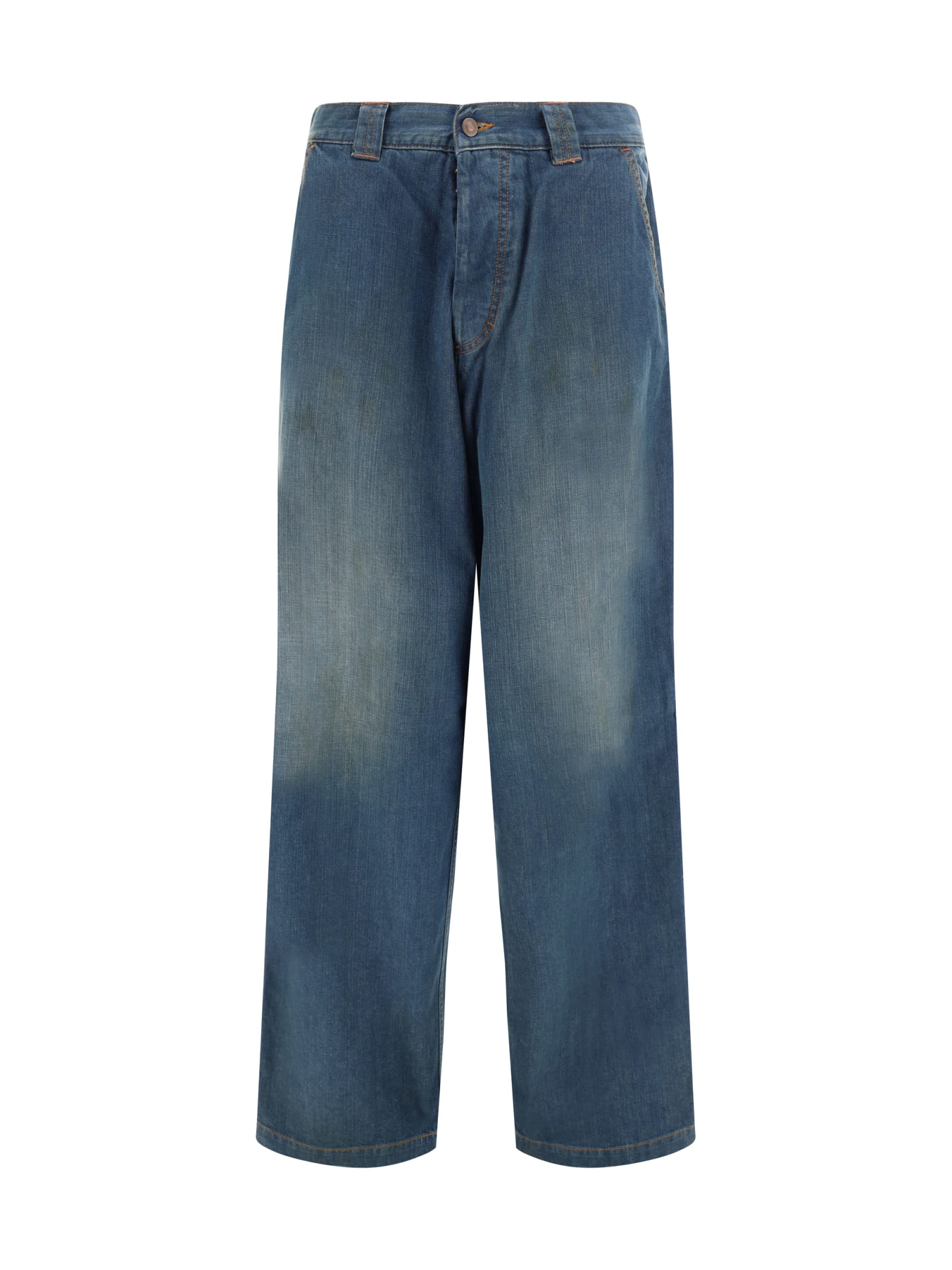 Maison Margiela 垂坠感牛仔帆布牛仔裤