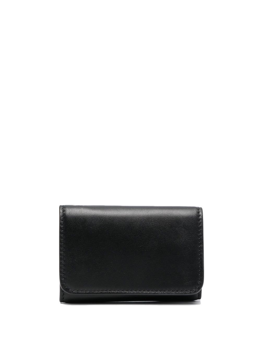 Maison Margiela 数字细节皮质钱包 - 黑色