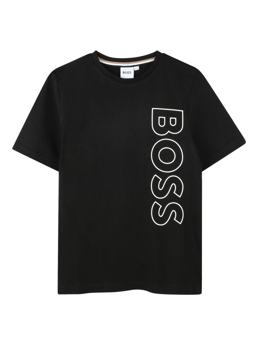 BOSS Kidswear logo印花T恤 - 黑色