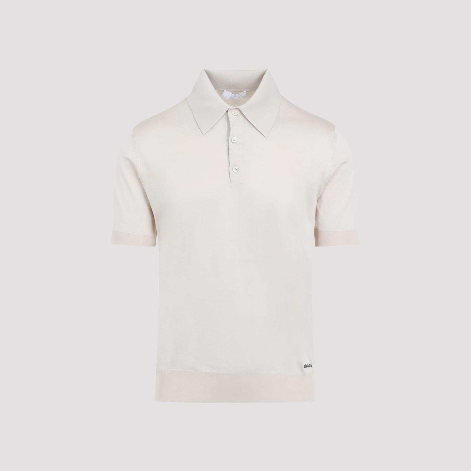 Prada丝绸Polo衫