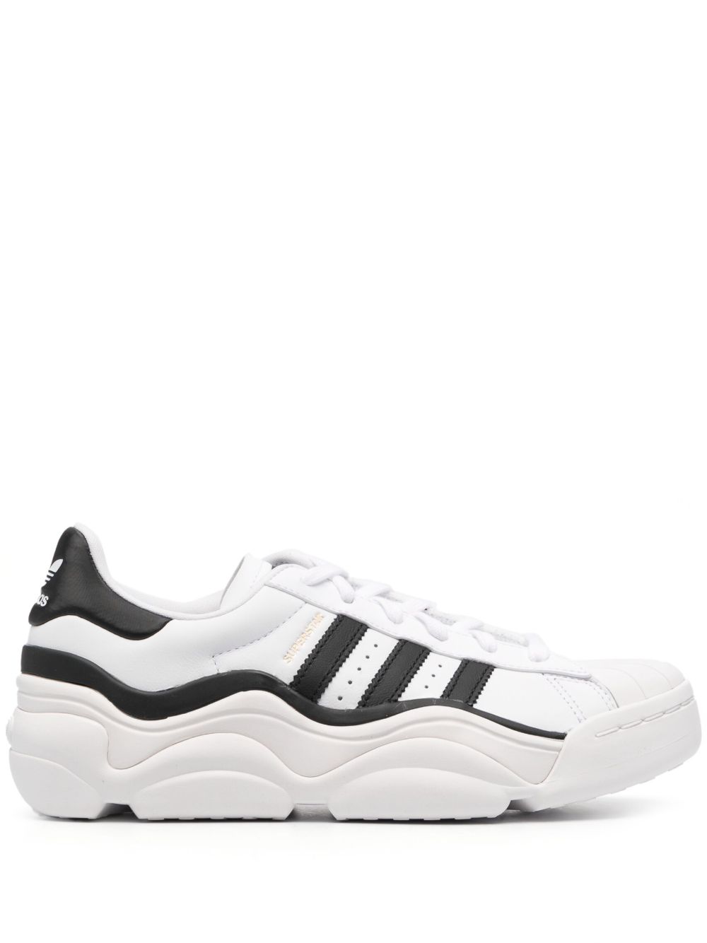 adidas Superstar 皮质运动鞋 - 白色