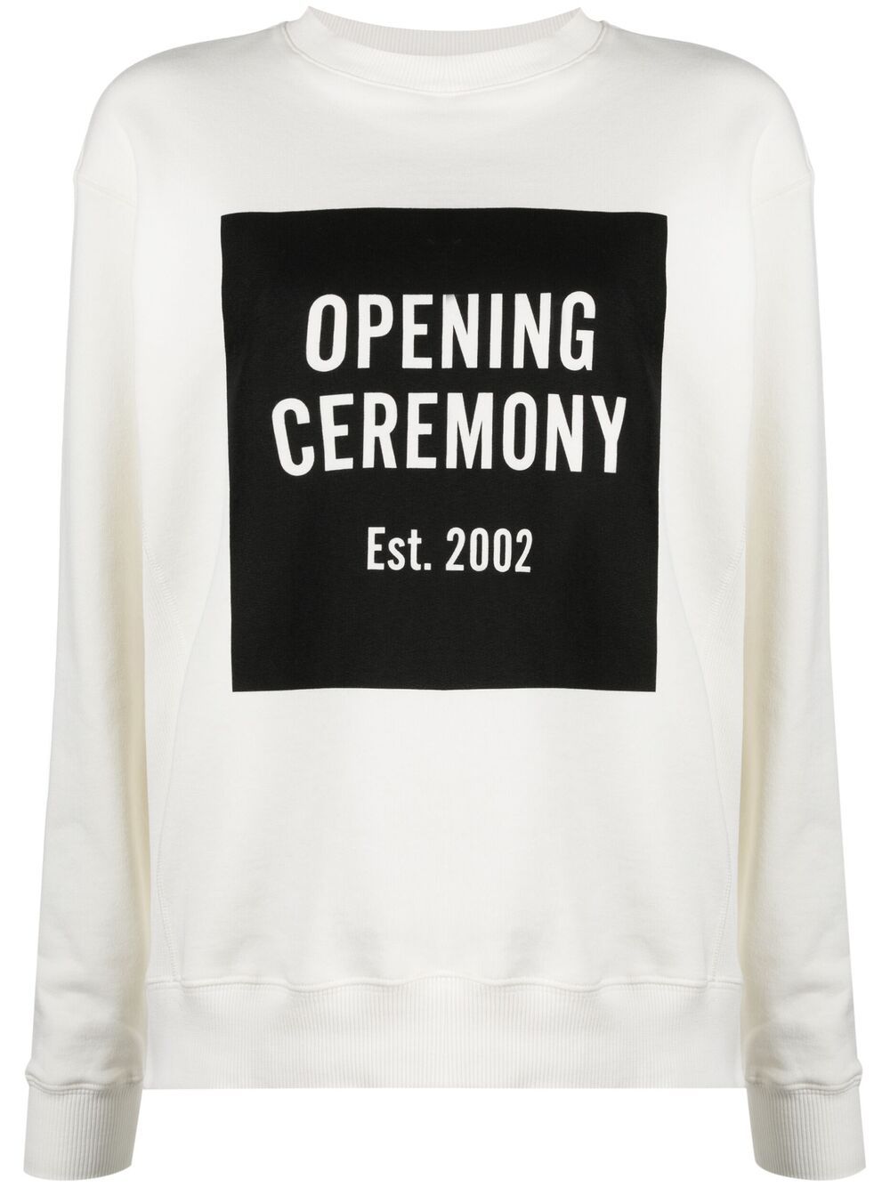 Opening Ceremony 方块logo卫衣 - 白色