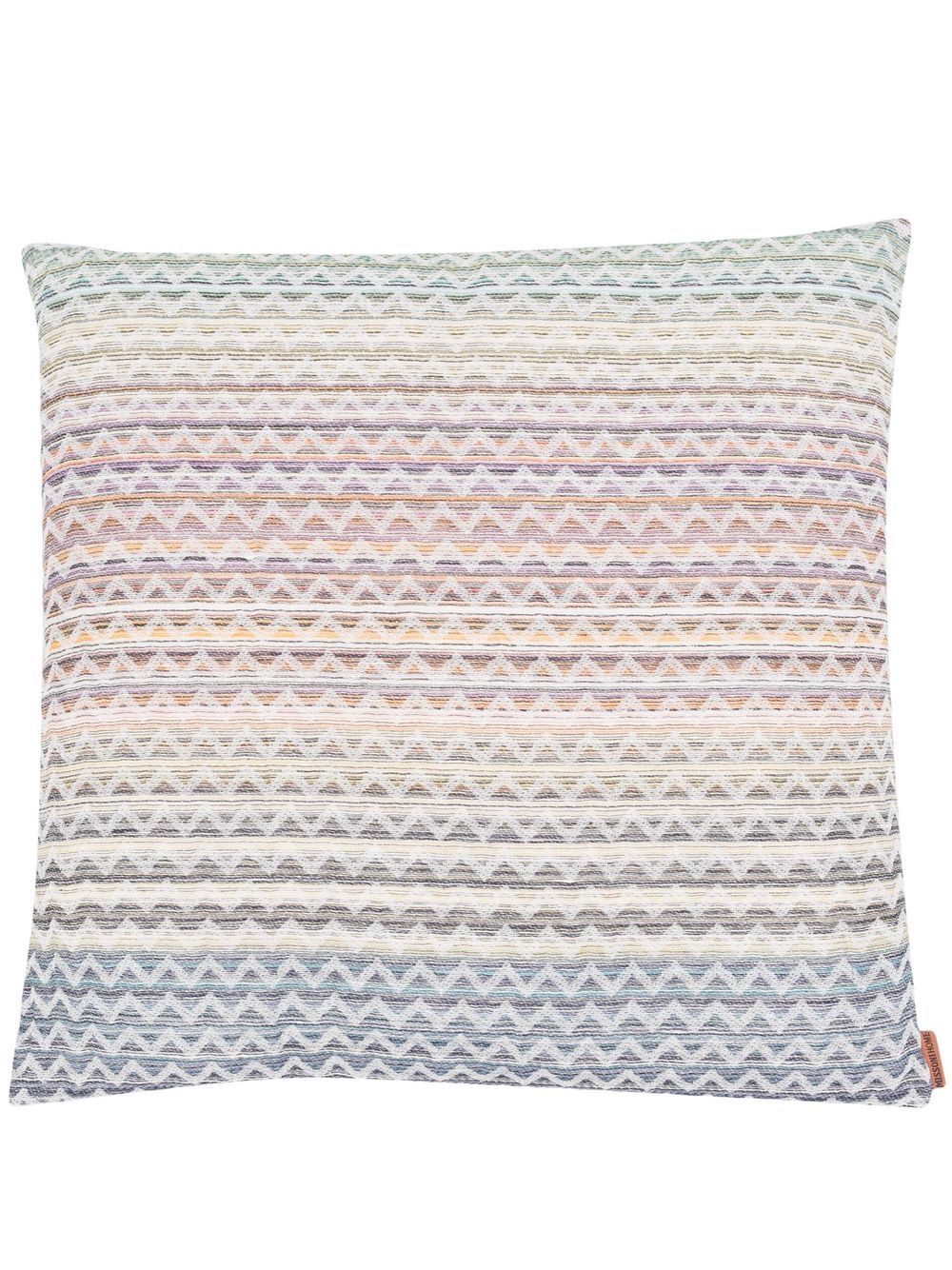Missoni Home Z字形图案抱枕 - 蓝色