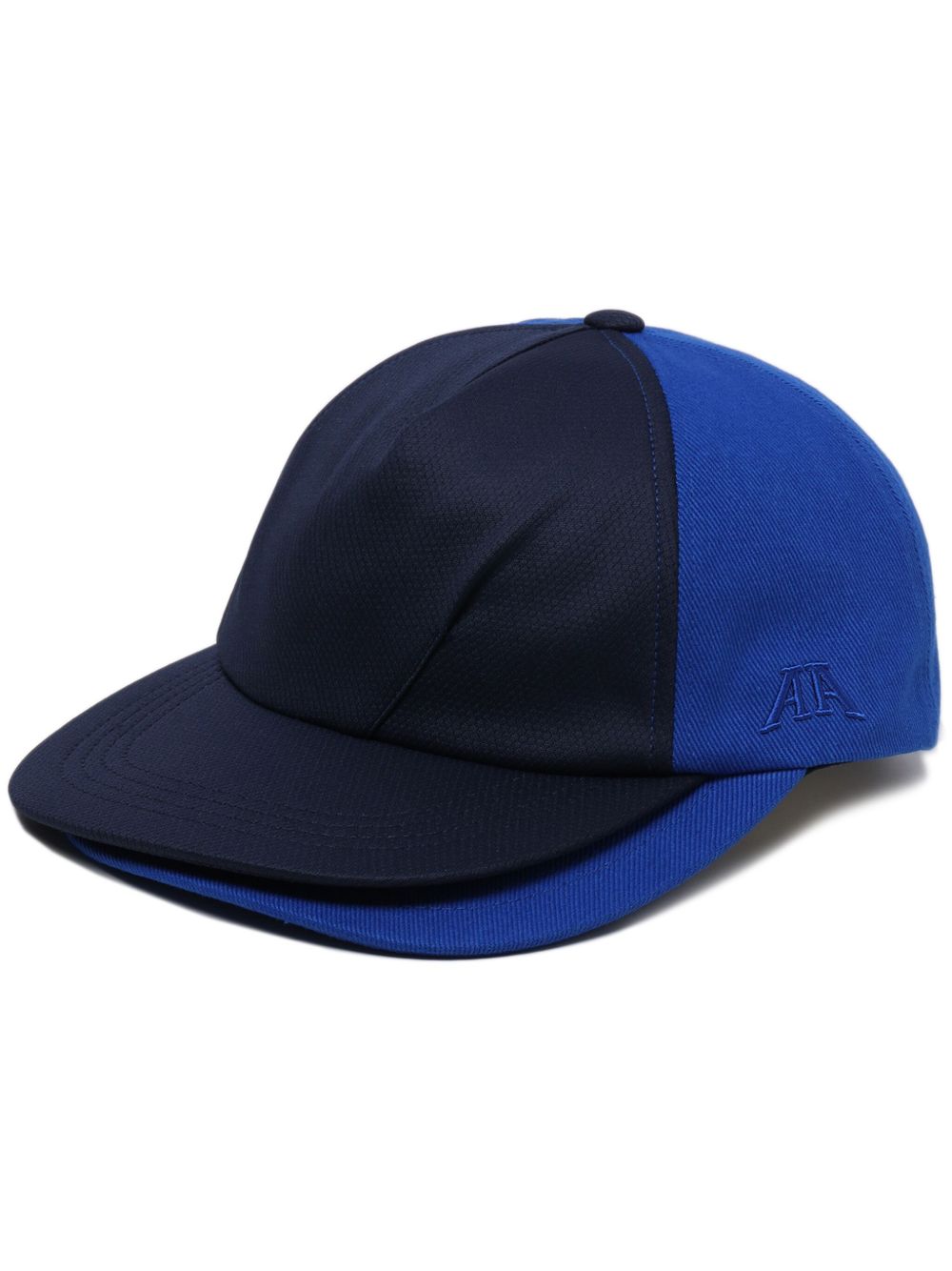 Ader Error logo刺绣双色棒球帽 - 蓝色