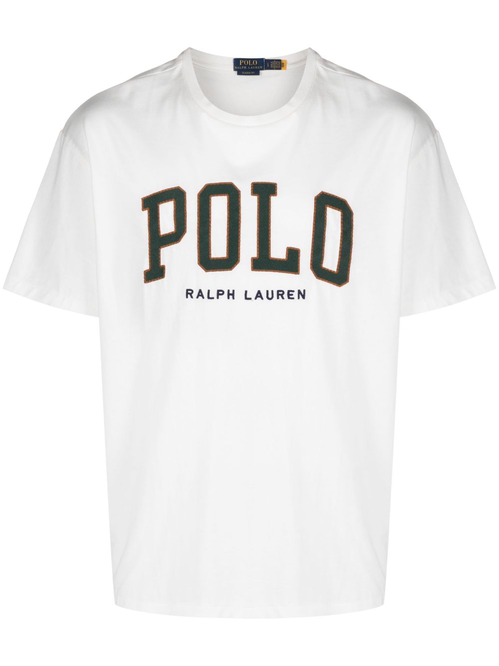 Polo Ralph Lauren logo印花圆领T恤 - 白色